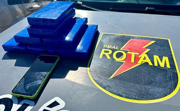 PM apreende mais de sete quilos de drogas em ações em Maceió e Messias