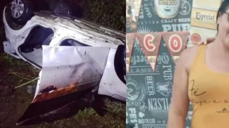 Tragédia na BR-423: Capotamento em Delmiro Gouveia deixa uma pessoa morta e quatro feridas