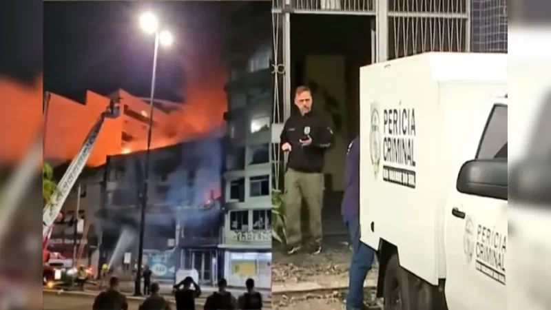 Incêndio em pousada que matou 10 pode ser criminoso, diz Defesa Civil