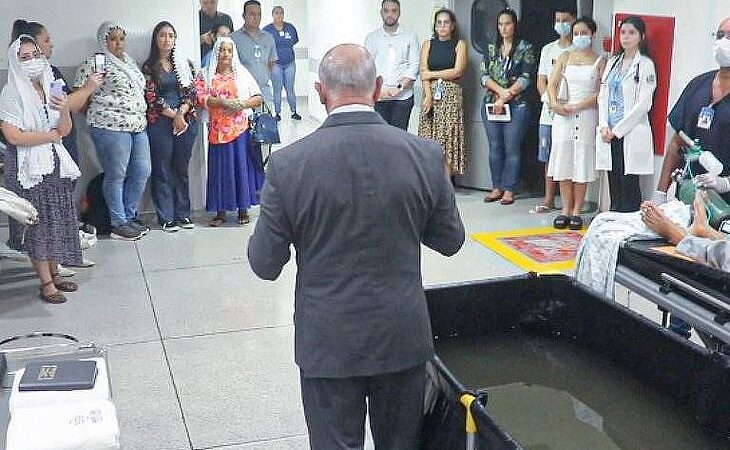 Hospital em Campo Grande instala piscina para batizar paciente em cuidados paliativos