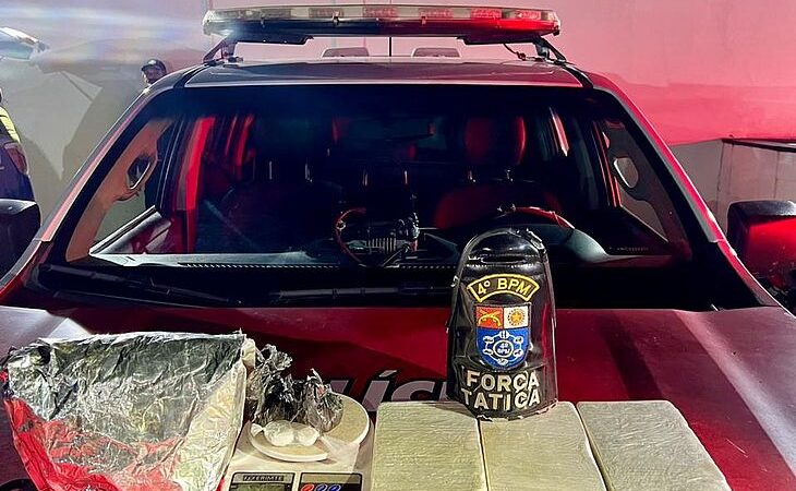 Mais de 3 kg de cocaína são apreendidos em casa abandonada no Village Campestre