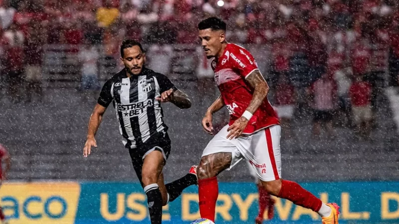 Com gol no final, CRB vence Ceará e larga na frente por vaga nas oitavas da Copa do Brasil