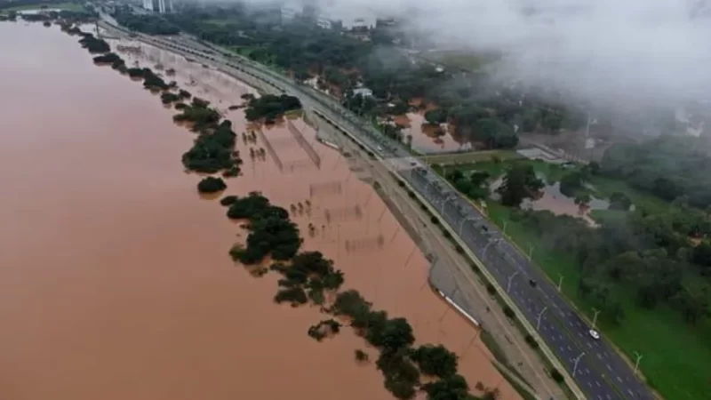 Chuvas no RS: nível do Guaíba baixa 15 cm em um dia