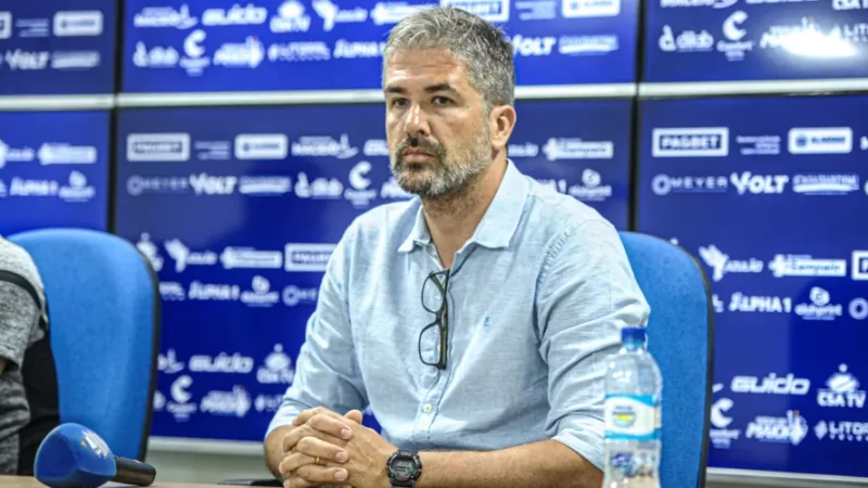 Pastana diz que muitas mudanças têm prejudicado o CSA na temporada