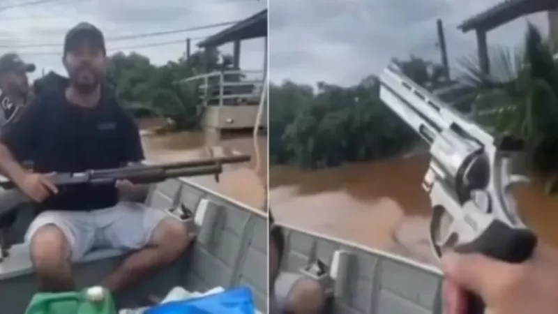 RS enfrenta enchentes, assaltos e oportunismo em “cenário de guerra”