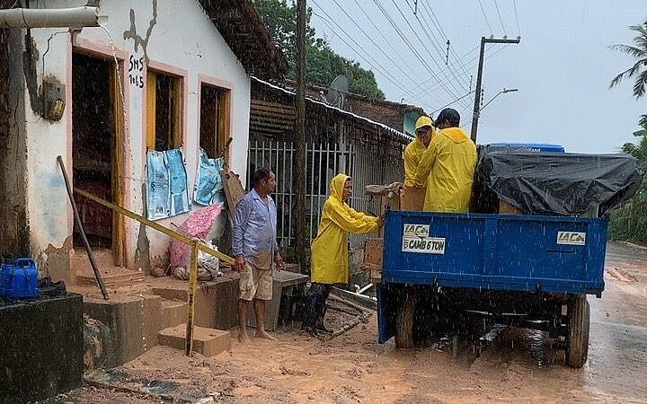 Jequiá da Praia decreta situação de emergência por conta das fortes chuvas