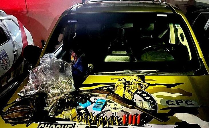 PM apreende 41 armas de fogo e mais de 16 kg de drogas na primeira quinzena de maio