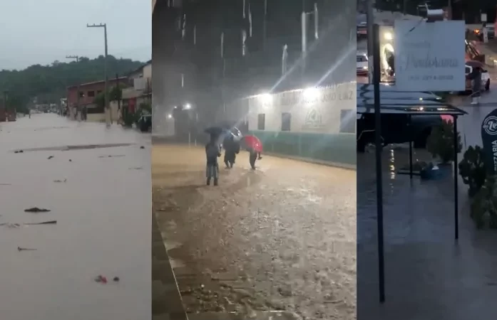 Fortes chuvas causam transtornos e alagamentos em cidades do interior do Estado
