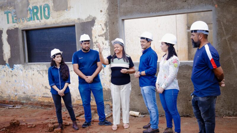 Obras da Escola Douglas Apratto Tenório avançam e seguem em ritmo acelerado em Palmeira dos Índios