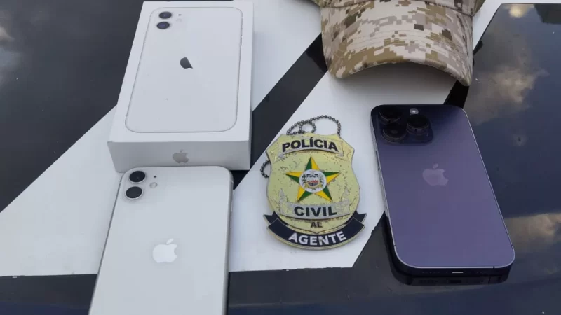 PC de Alagoas recupera aparelhos celulares roubados em Belém do Pará