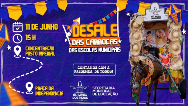 Desfile de carroças resgata tradição dos festejos juninos em Palmeira dos Índios