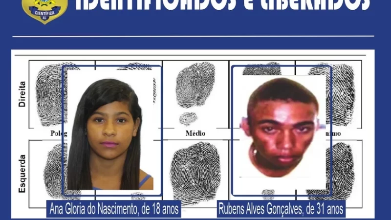 Polícia científica identifica dois corpos recolhidos sem documentos em Maceió