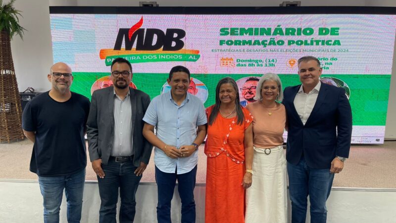 Seminário do MDB prepara lideranças e anuncia Convenção Partidária para 4 de agosto