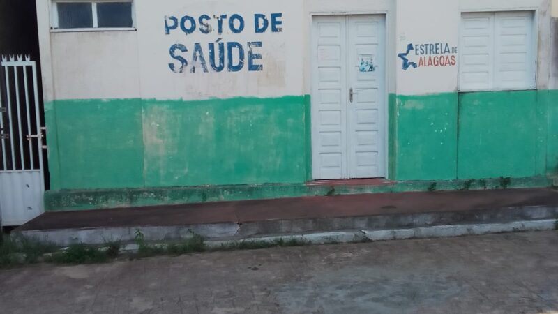 DESCASO: Moradores denunciam que posto de saúde de Estrela de Alagoas está de portas fechadas
