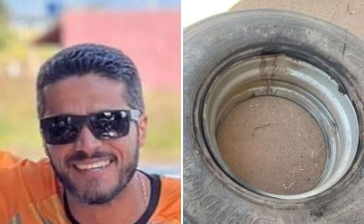 Caminhoneiro morre após pneu explodir durante calibragem