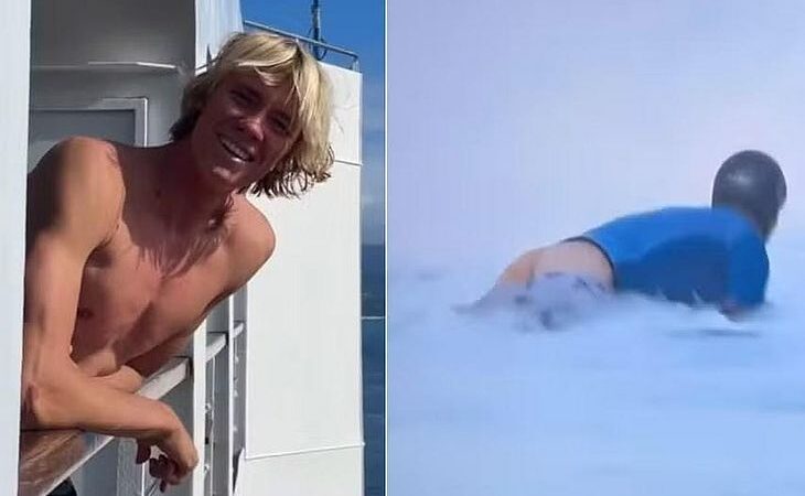 Surfista alemão perde bermuda durante prova nas Olimpíadas