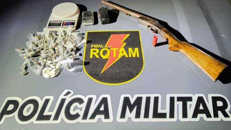 Equipes da Rotam realizam prisões e apreensões na região metropolitana após denúncias