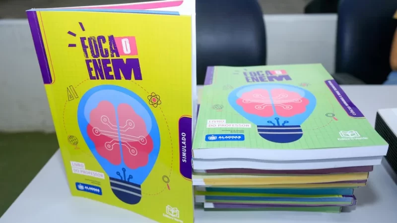 Educação intensifica preparação do Enem com distribuição de kits e nova plataforma de estudos