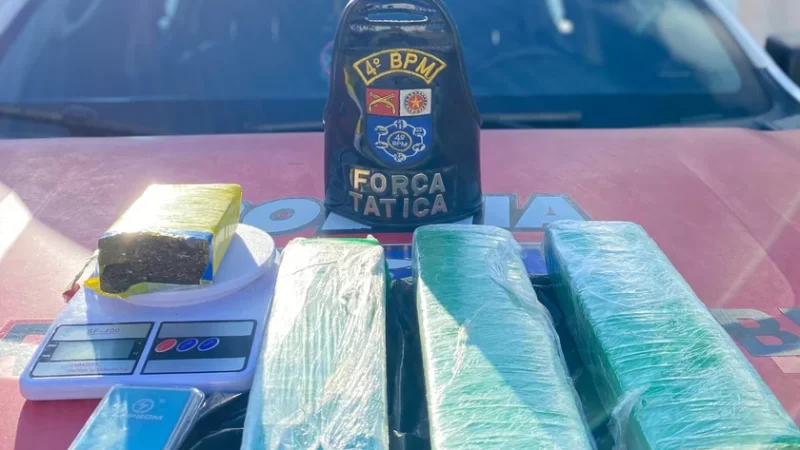 PM captura criminosos e apreende armas de fogo e drogas no Sertão e Região Metropolitana