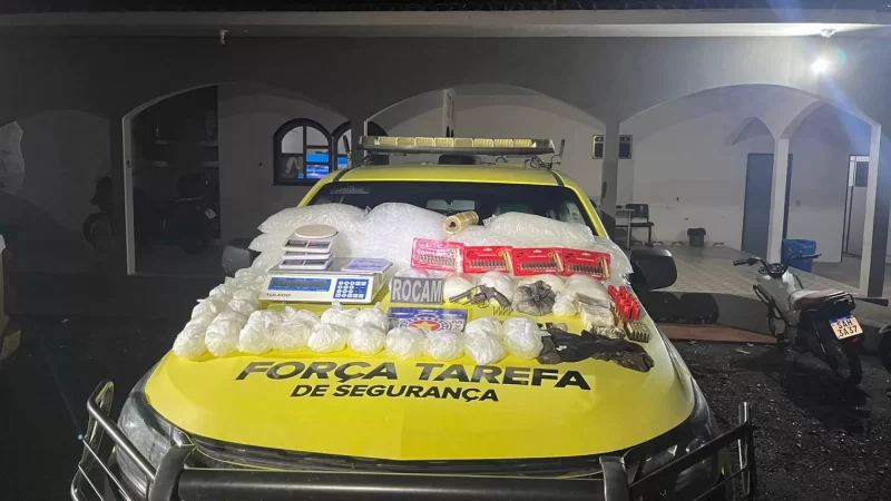 PM registra apreensão de 116 armas de 71 kg de drogas no mês de junho