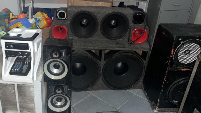Segurança Pública apreende 13 equipamentos de som em bairros de Maceió