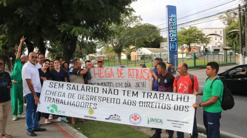 Greve no Hospital Veredas chega a 15 dias