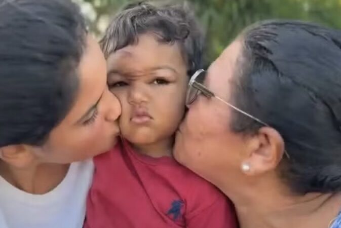 ‘Nasceu novamente’, diz mãe de menino de 2 anos que ficou com cabeça presa em tubo de aço em AL