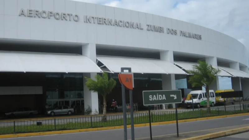 Passageiro é flagrado com munições na bagagem no aeroporto de Maceió