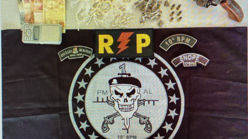 10° BPM apreende armas de fogo e drogas na cidade de palmeira dos Índios