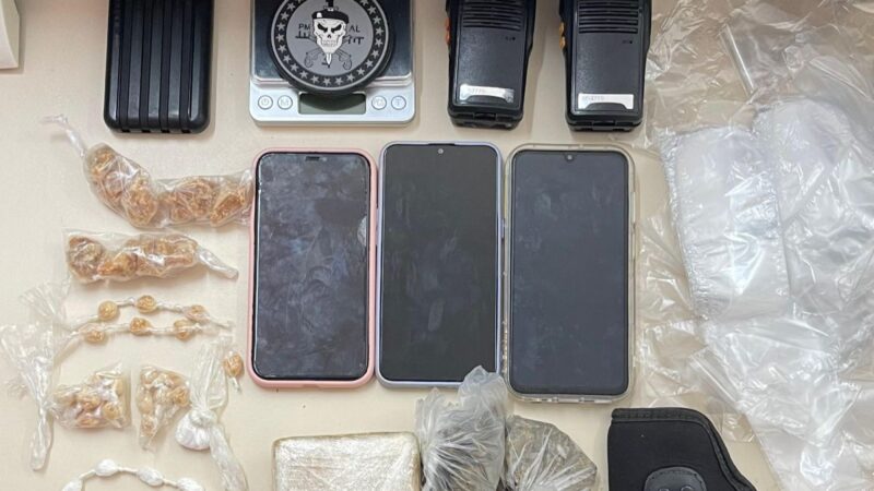 PM cumpre mandados e apreende drogas no Litoral Norte de Alagoas