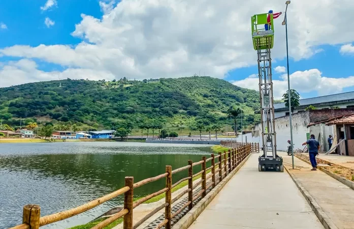 Aprazível Lago do Goiti vem ganhado novo perfil turístico; obra está prestes a ser concluída, diz prefeito