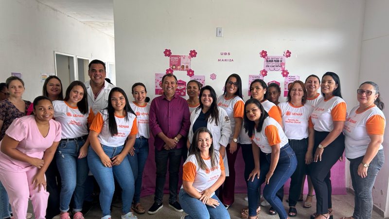 Outubro Rosa é celebrado com ações de prevenção ao câncer em Tanque d’Arca