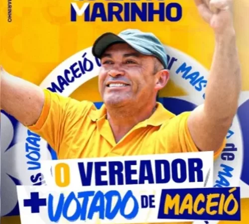 Vereador mais votado de Maceió, Luciano Marinho agradece apoio e diz que continuará trabalhando