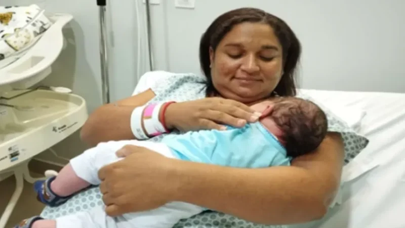 Caso raro: bebê ‘gigante’ nasce com mais de 5 kg