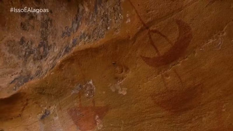 Sertão de Alagoas guarda gravuras e pinturas rupestres feita por ancestrais que viveram na região 9 mil anos atrás