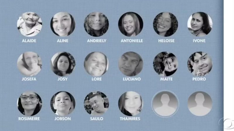 Veja quem são as vítimas do acidente com ônibus que deixou 18 mortos na Serra da Barriga, em AL