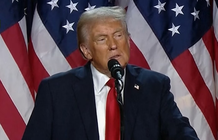 “Teremos uma era de ouro”, diz Trump ao se declarar vitorioso