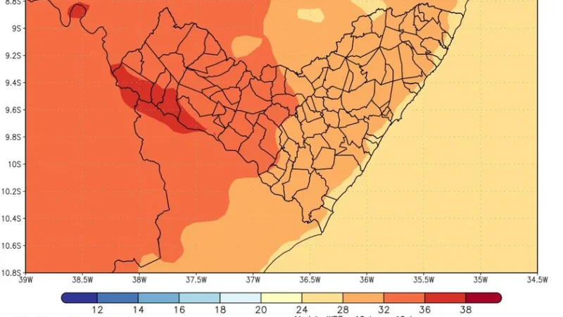 Verão em Alagoas deve ter registro de altas temperaturas e chuvas abaixo da média