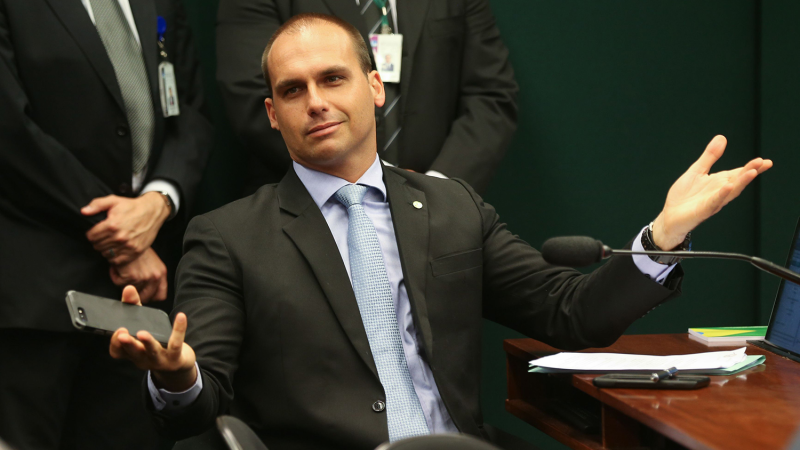 ‘Plano A é Bolsonaro, posso ser o plano B’, diz Eduardo Bolsonaro sobre eleição de 2026