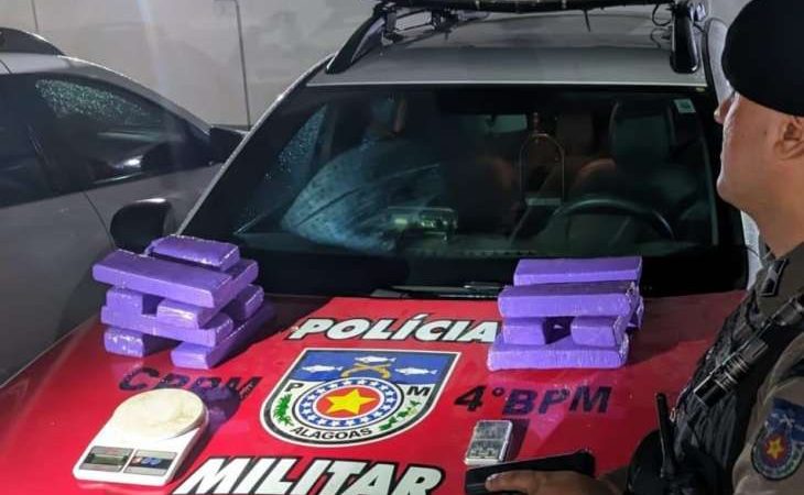 PM apreende 8kg de drogas na Chã de Jaqueira