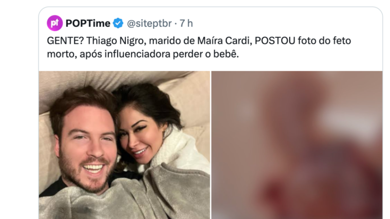 Influenciador posta vídeo de feto abortado e é criticado nas redes