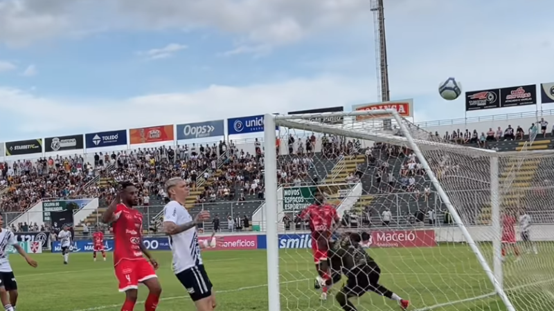 ASA e Penedense ficam no empate por 1 a 1, em Arapiraca