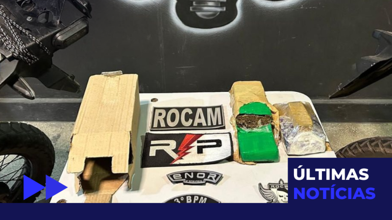 “Entregador de droga” esconde maconha em caixa de papelão e a joga em matagal