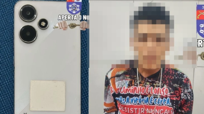 Suspeito de assalto é preso após esfaquear vítima para roubar celular, em Arapiraca