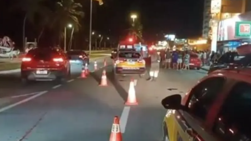 Criança alagoana morre ao ser atropelada por moto na Orla de Aracaju