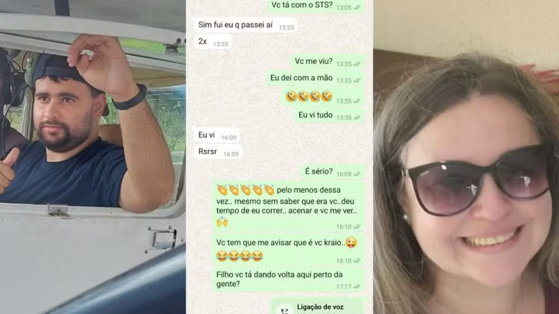Piloto enviou última mensagem à mãe minutos antes de queda de avião no litoral de SP; veja print