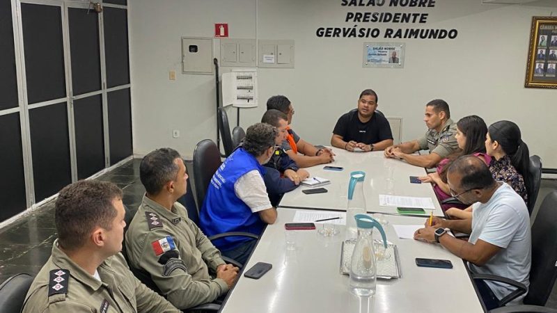 Presidente da Câmara participa de reunião com forças de segurança de Palmeira dos Índios