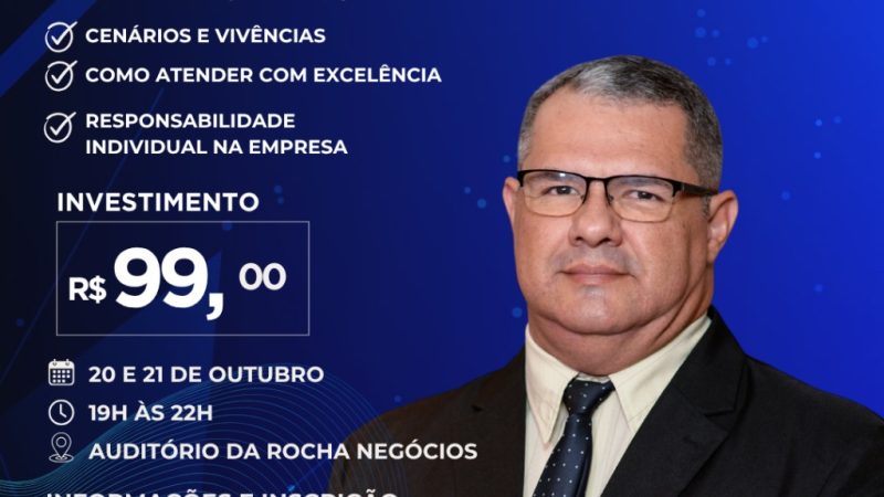 Curso de Atendimento e Vendas chega à Palmeira dos Índios com foco em excelência e prática