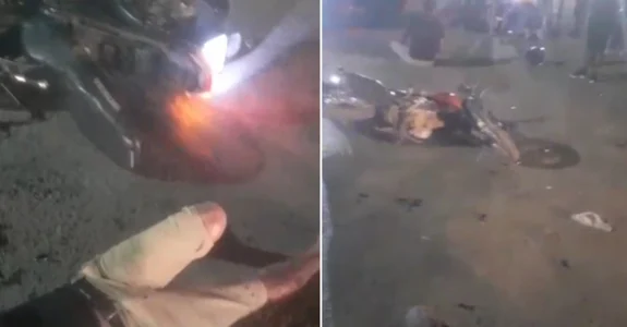 Colisão de Motocicletas Deixa Quatro Feridos em Palmeira dos Índios