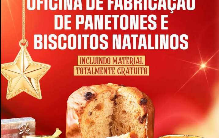 Instituto Superar abre oficinas gratuitas de panetones e biscoitos natalinos com foco em qualificação profissional